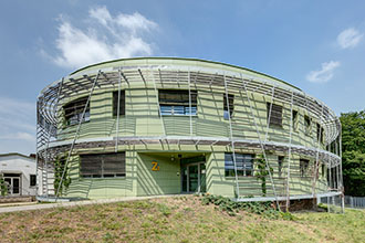 Tribune on Střelecký Island Stadium 3